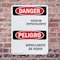 Signmission Sodium Hypochlorite-Hipoclorito De Sodio Danger Sign, Plastic, 7in W x 10in L, 2PK OS-2PACK-DS-P-710-VS-2042 - alternate 8